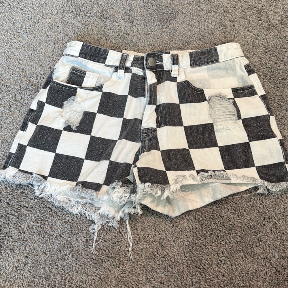 Checkered shorts